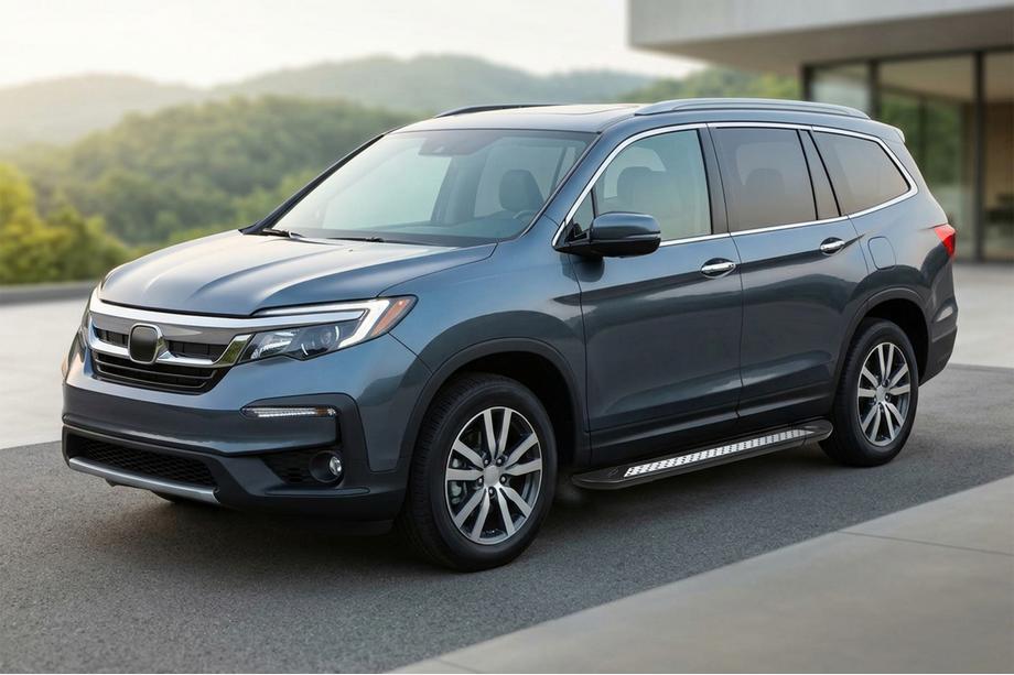Honda Pilot 2015-2022 Estribos Laterales New Vision Black (2 uds., Aluminio) Image