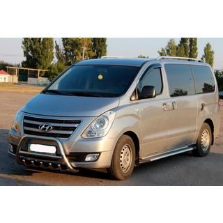 Estribos Laterales Line (2 uds., Aluminio) Hyundai H300, H1, Starex 2008-2020 foto 1