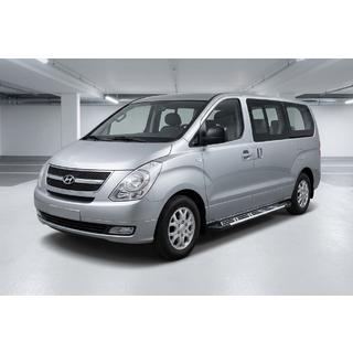 Estribos Laterales Sunrise (2 uds., Aluminio) Hyundai H300, H1, Starex 2008-2020 foto 1