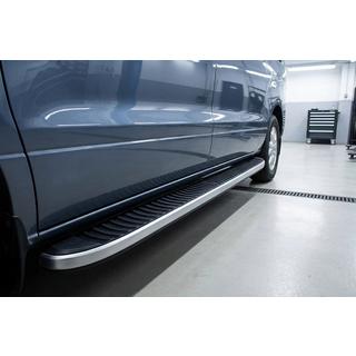 Estribos Laterales Tayga Grey (2 uds., Aluminio) Hyundai H300, H1, Starex 2008-2020 foto 1