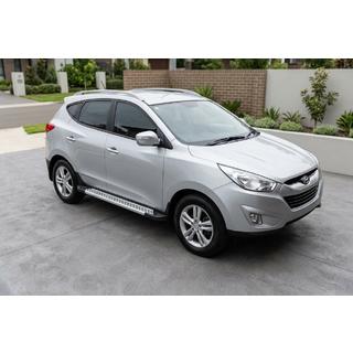 Estribos Laterales New Vision Grey (2 uds., Aluminio) Hyundai IX-35 2010-2015 foto 2