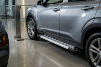 Hyundai Kona 2017-2023 Estribos Laterales New Vision Grey (2 uds., Aluminio) foto 1