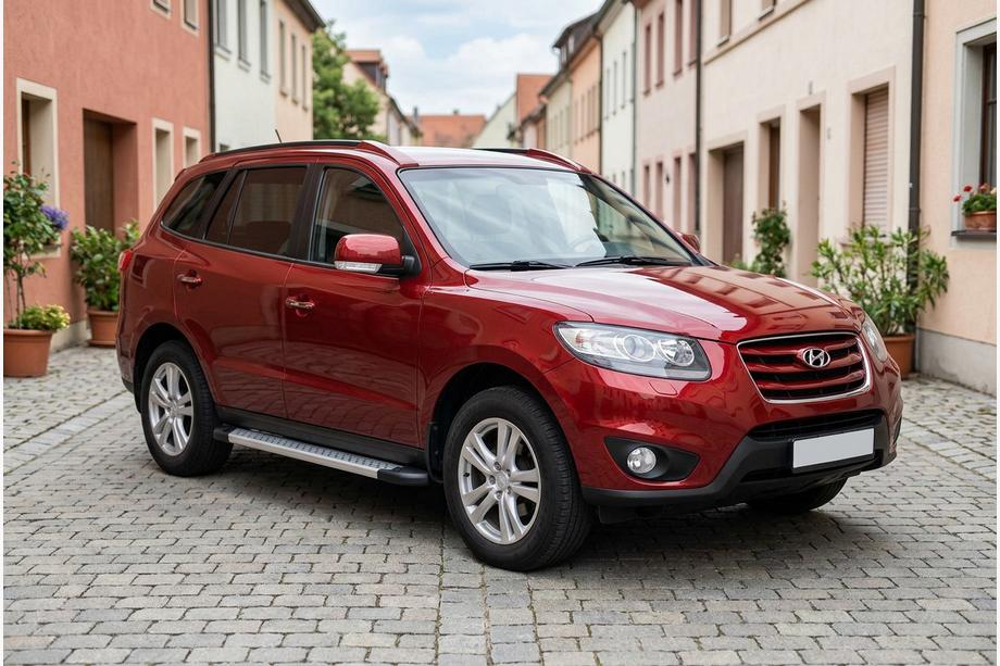 Hyundai Santa Fe 2 2006-2012 Estribos Laterales New Vision Grey (2 uds., Aluminio) Image