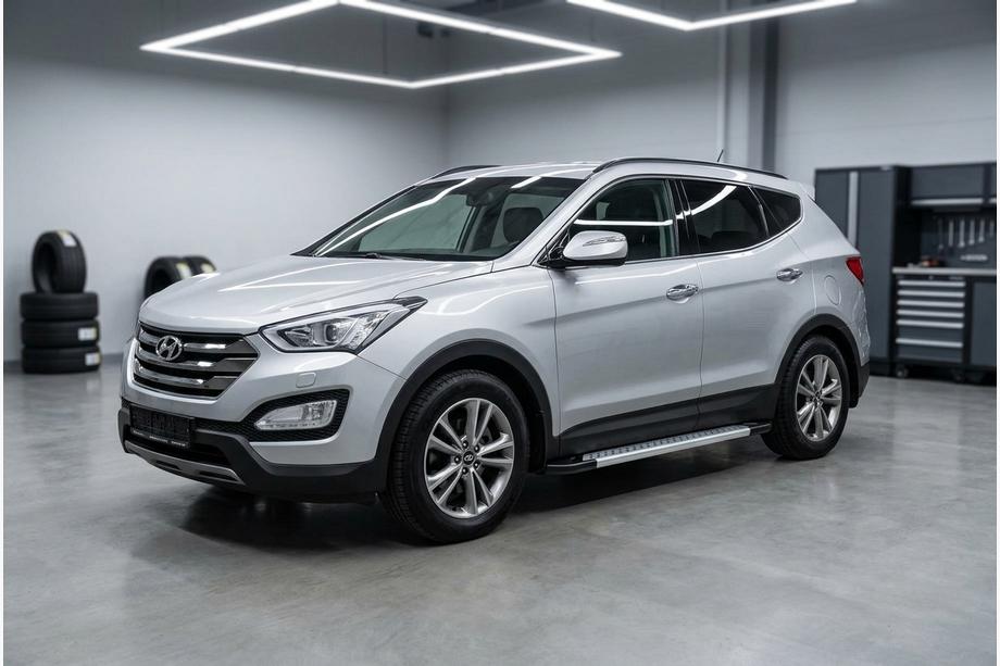 Hyundai Santa Fe 3 2012-2018 Estribos Laterales New Vision Grey (2 uds., Aluminio) Foto 1