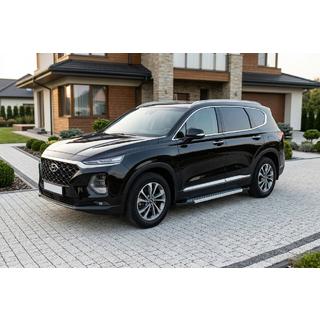 Estribos Laterales New Vision Grey (2 uds., Aluminio) Hyundai Santa Fe 4 2018-2023 foto 1
