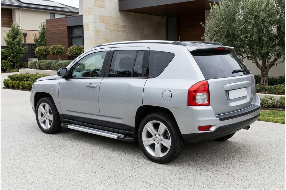 Jeep Compass 2006-2016 Estribos Laterales New Vision Grey (2 uds., Aluminio) Image