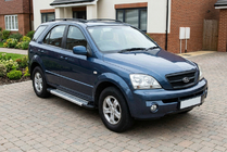 Kia Sorento I BL 2002-2009 Estribos Laterales New Vision Grey (2 uds., Aluminio) foto 1