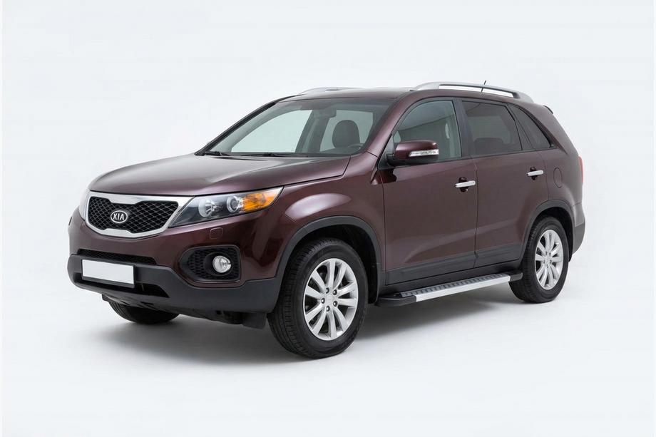 Kia Sorento II XM 2009-2014 Estribos Laterales New Vision Grey (2 uds., Aluminio) 2013-2016 Image
