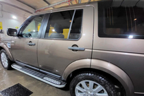 Land Rover Discovery IV 2009-2017 Estribos Laterales Tayga V2 (2 uds., Aluminio) foto 4