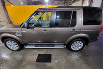 Land Rover Discovery IV 2009-2017 Estribos Laterales Tayga V2 (2 uds., Aluminio) foto 6