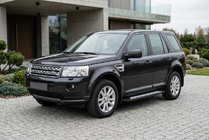 Land Rover Freelander II 2006–2014 Estribos Laterales New Vision Black (2 uds, Aluminio) foto 1
