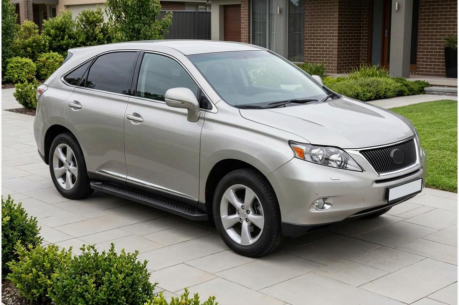 Lexus RX 2009-2015 Estribos Laterales Allmond Black (2 uds, Aluminio) Image