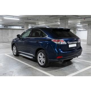 Estribos Laterales Allmond Grey (2 uds, Aluminio) Lexus RX 2009-2015 foto 1
