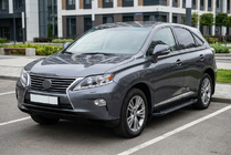 Lexus RX 2009-2015 Estribos Laterales RedLine Black (2 uds, Aluminio) foto 1