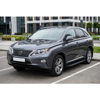 Estribos Laterales RedLine Black (2 uds, Aluminio) Lexus RX 2009-2015 foto 1