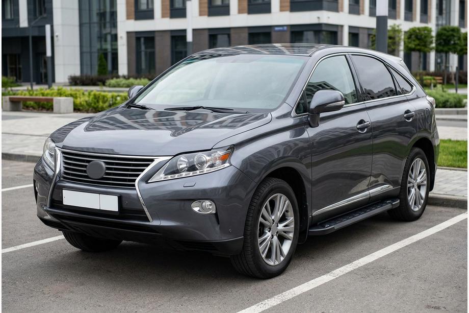 Lexus RX 2009-2015 Estribos Laterales RedLine Black (2 uds, Aluminio) Image