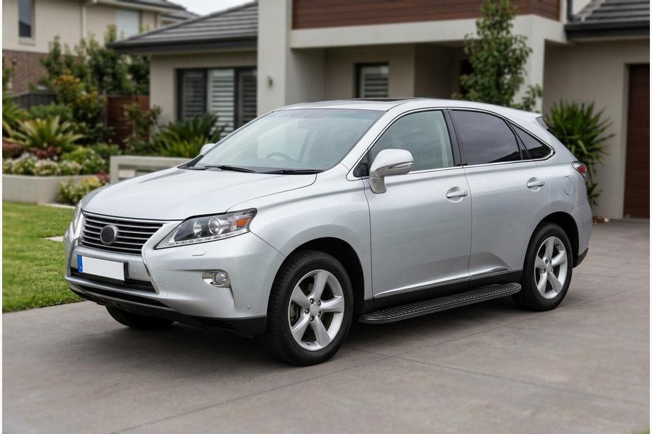Lexus RX 2009-2015 Estribos Laterales Tayga Black (2 uds, Aluminio) Image