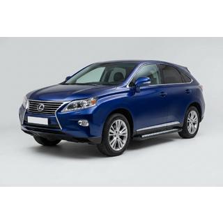 Estribos Laterales New Vision Black (2 uds, Aluminio) Lexus RX 2009-2015 foto 1