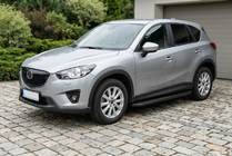Mazda CX-5 2012-2017 Estribos Laterales Tayga Black (2 uds., Aluminio) foto 1