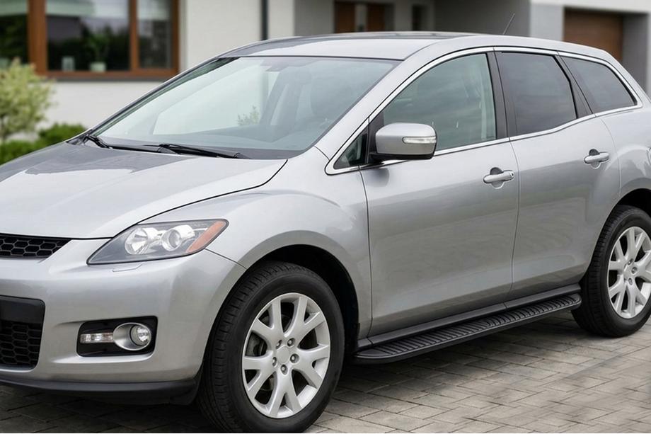 Mazda CX-7 2006-2012 Estribos Laterales Tayga Black (2 uds., Aluminio) Image