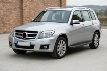 Mercedes GLK class X204 2008-2015 Estribos Laterales Tayga Black (2 uds., Aluminio) foto 1