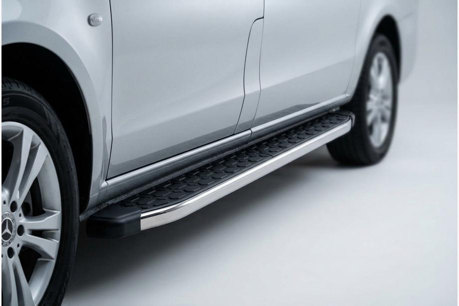 Mercedes Vito W639 2004-2014 Estribos BlackLine (2 uds., aluminio) Larga (ExtraLong) Foto 1