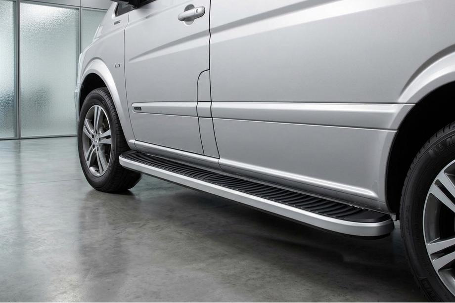 Mercedes Vito W639 2004-2014 Estribos Laterales Tayga Grey (2 uds., Aluminio) Foto 1