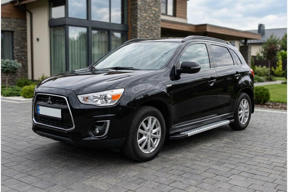 Mitsubishi ASX 2010-2023 Estribos Laterales New Vision Grey (2 uds., Aluminio) Foto 1