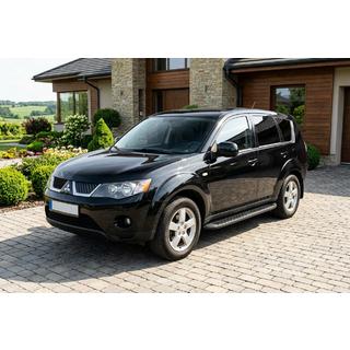 Estribos Laterales Tayga Black (2 uds., Aluminio) Mitsubishi Outlander 2006-2012 foto 1