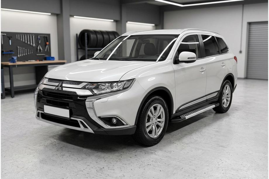 Mitsubishi Outlander 2012-2021 Estribos Laterales New Vision Grey (2 uds., Aluminio) Image