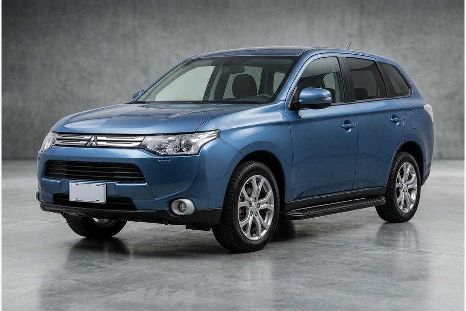 Mitsubishi Outlander 2012-2021 Estribos Laterales Tayga Black (2 uds., Aluminio) Image
