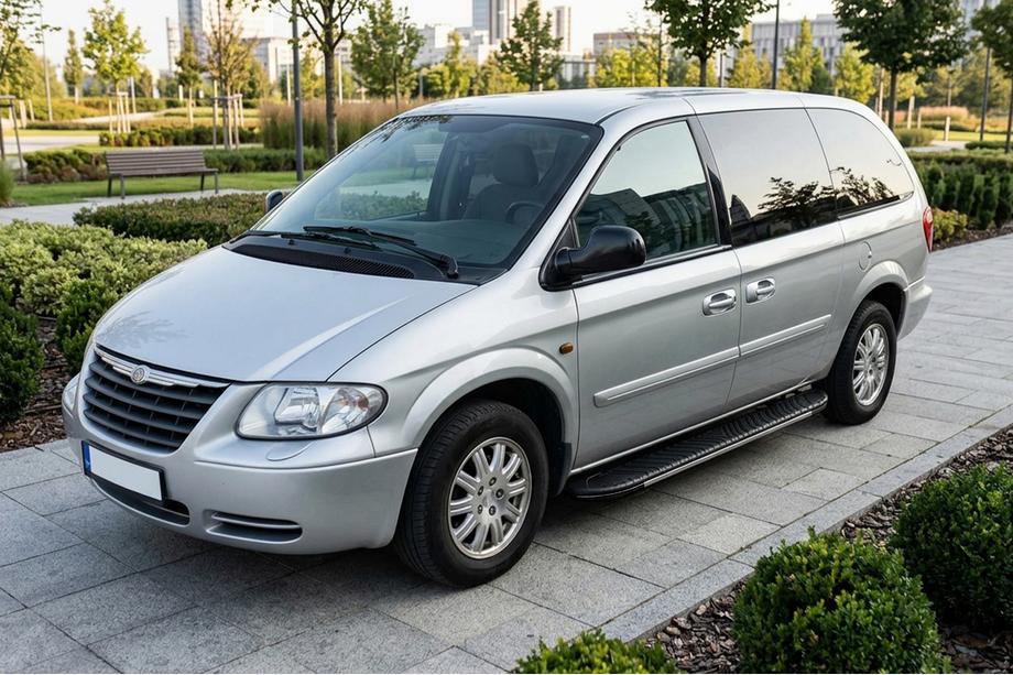 Chrysler Voyager 2001-2007 Estribos laterales Bosphorus Grey (2 uds., aluminio) Image