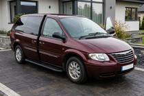 Chrysler Voyager 2001-2007 Estribos Laterales Bosphorus Black (2 uds., Aluminio) foto 1