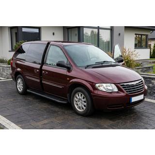 Estribos Laterales Bosphorus Black (2 uds., Aluminio) Chrysler Voyager 2001-2007 foto 1