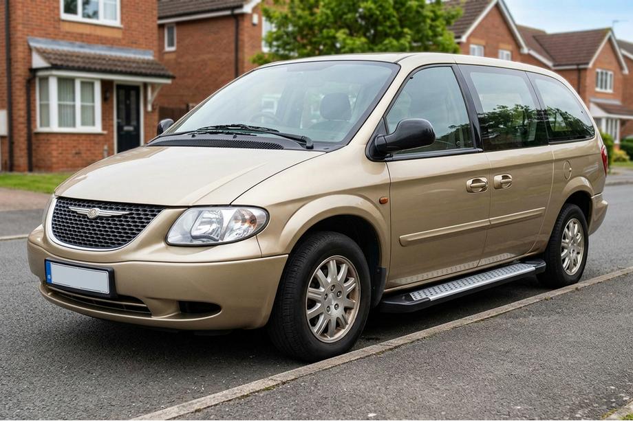 Chrysler Voyager 2001-2007 Estribos laterales Allmond Grey (2 uds., aluminio) Image