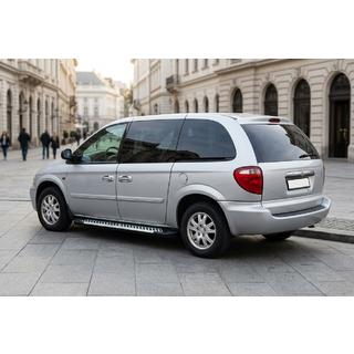 Estribos Laterales Line (2 uds., Aluminio) Chrysler Voyager 2001-2007 foto 1