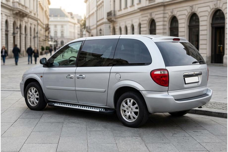 Chrysler Voyager 2001-2007 Estribos Laterales Line (2 uds., Aluminio) Image