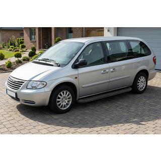 Estribos Laterales Tayga Black (2 uds., Aluminio) Chrysler Voyager 2001-2007 foto 1