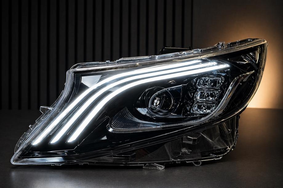 Mercedes Vito/V-class W447 2014- Faros delanteros LED estilo Maybach (para Vito, juego de 2) Image