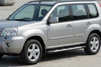 Nissan X-trail T30 2002-2007 Estribos Laterales Sunrise (2 uds., Aluminio) foto 1