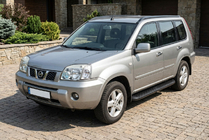 Nissan X-trail T30 2002-2007 Estribos Laterales Tayga Black (2 uds., Aluminio) foto 1