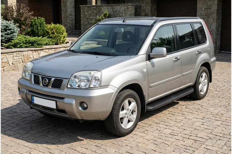 Nissan X-trail T30 2002-2007 Estribos Laterales Tayga Black (2 uds., Aluminio) Image