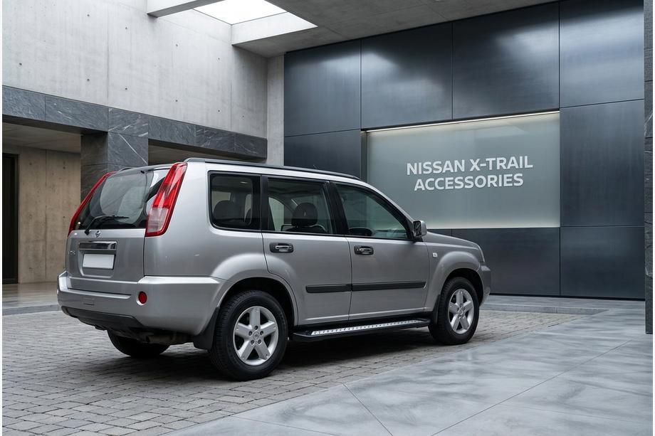 Nissan X-trail T30 2002-2007 Estribos Laterales New Vision Black (2 uds., Aluminio) Image
