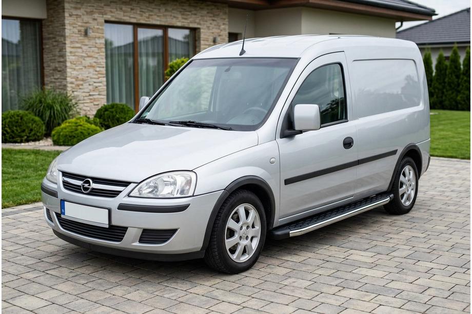 Opel Combo 2002–2012 Estribos BlackLine (2 uds., aluminio) Image