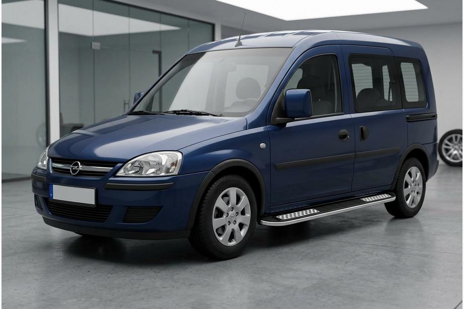 Opel Combo 2002–2012 Estribos Laterales Tayga V2 (2 uds., Aluminio) Image