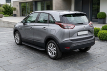 Opel Crossland X 2017-2024 Estribos Laterales Tayga Black (2 uds., Aluminio) foto 1