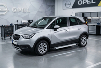 Opel Crossland X 2017-2024 Estribos Laterales New Vision Grey (2 uds., Aluminio) foto 1