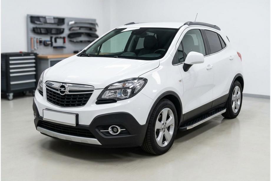 Opel Mokka 2012-2021 Estribos Laterales BlackLine (2 uds., Aluminio) Image