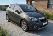 Opel Mokka 2012-2021 Estribos Laterales Tayga Black (2 uds., Aluminio) foto 1