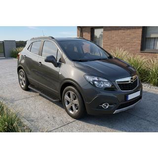 Estribos Laterales Tayga Black (2 uds., Aluminio) Opel Mokka 2012-2021 foto 1